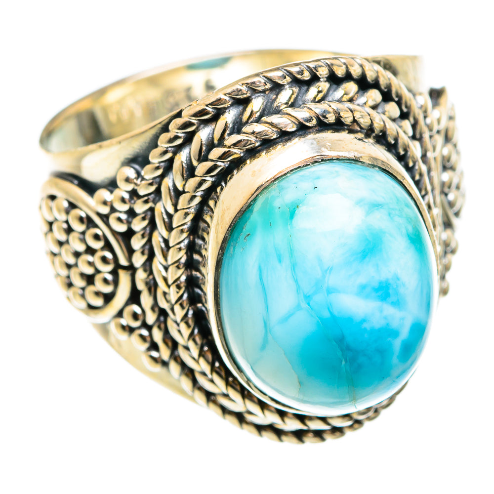 Larimar Rings handcrafted by Ana Silver Co - RING74532