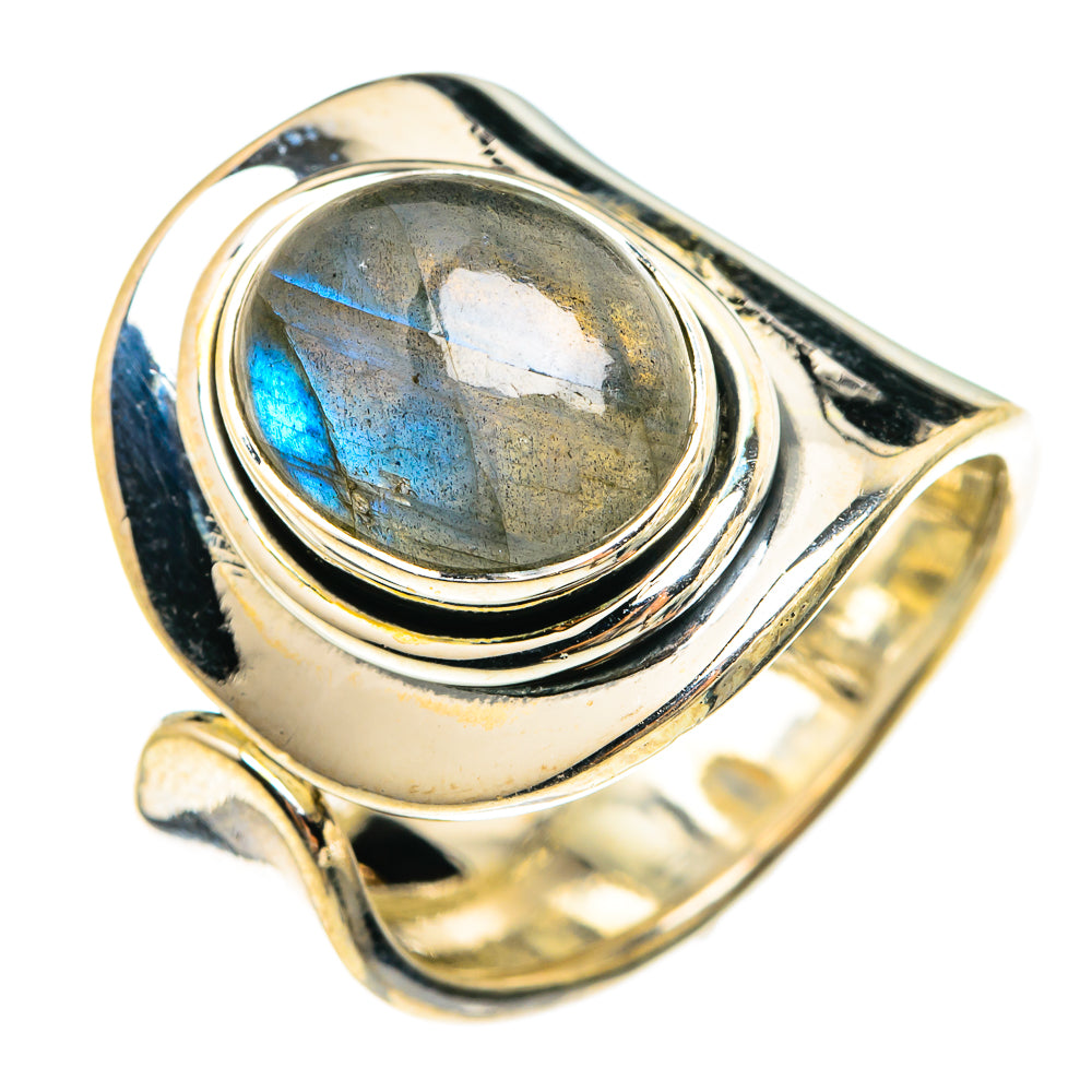 Labradorite Rings handcrafted by Ana Silver Co - RING74534