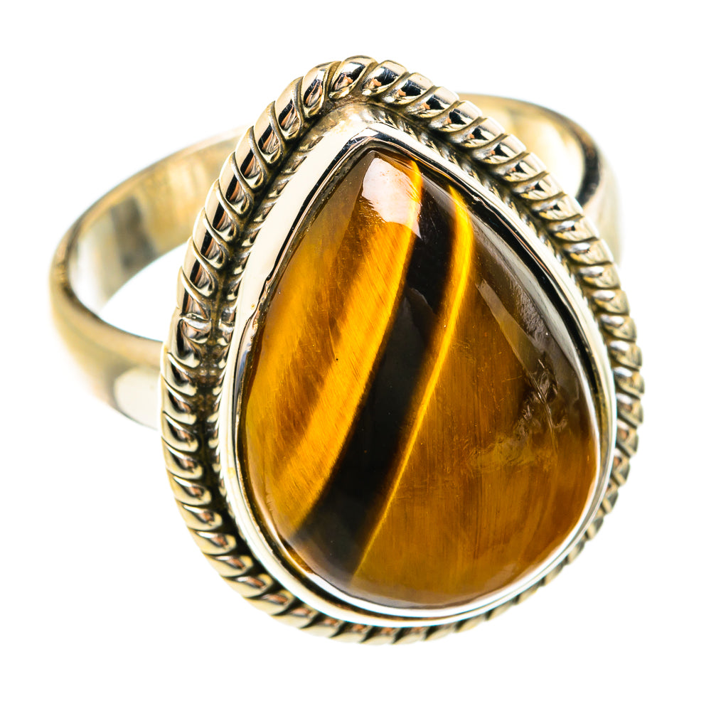 Tiger Eye Rings handcrafted by Ana Silver Co - RING74540