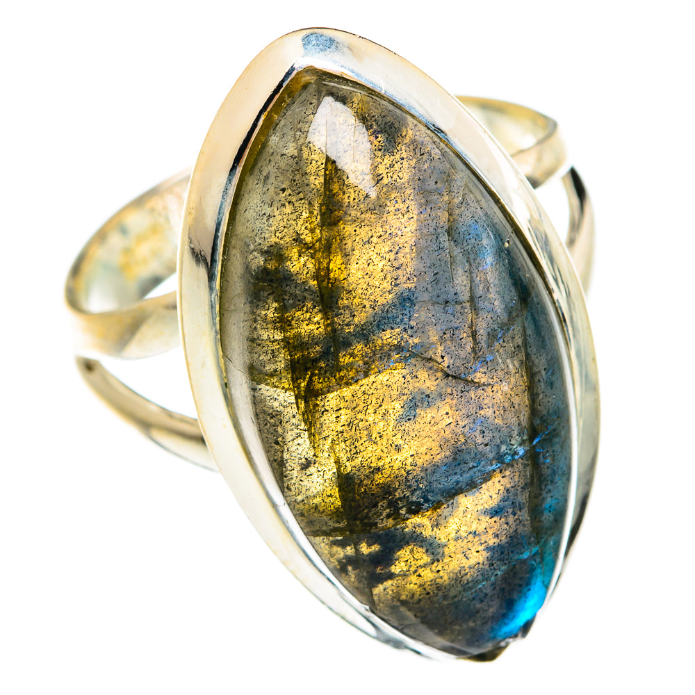 Labradorite Rings handcrafted by Ana Silver Co - RING74567