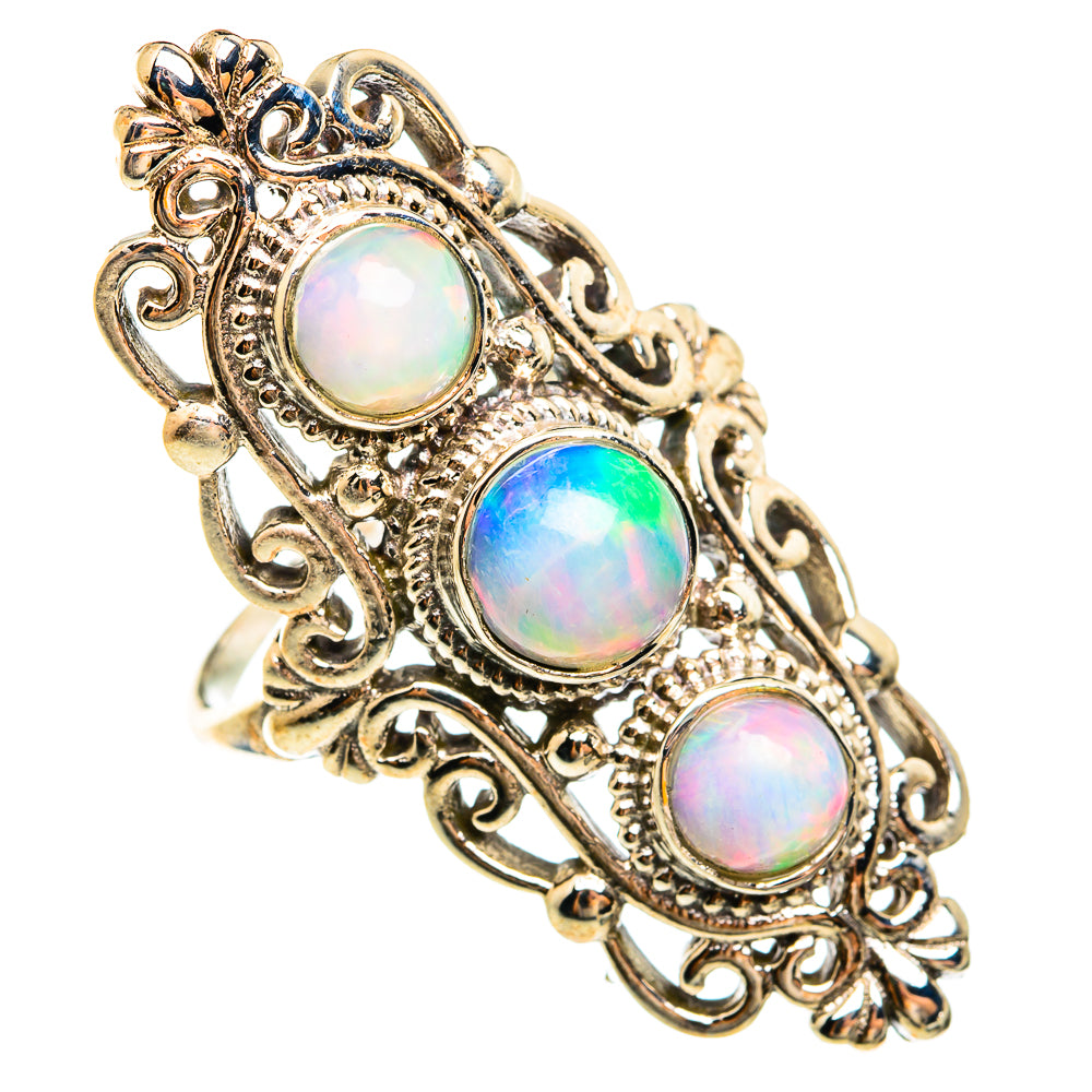 Ethiopian Opal Rings handcrafted by Ana Silver Co - RING74716