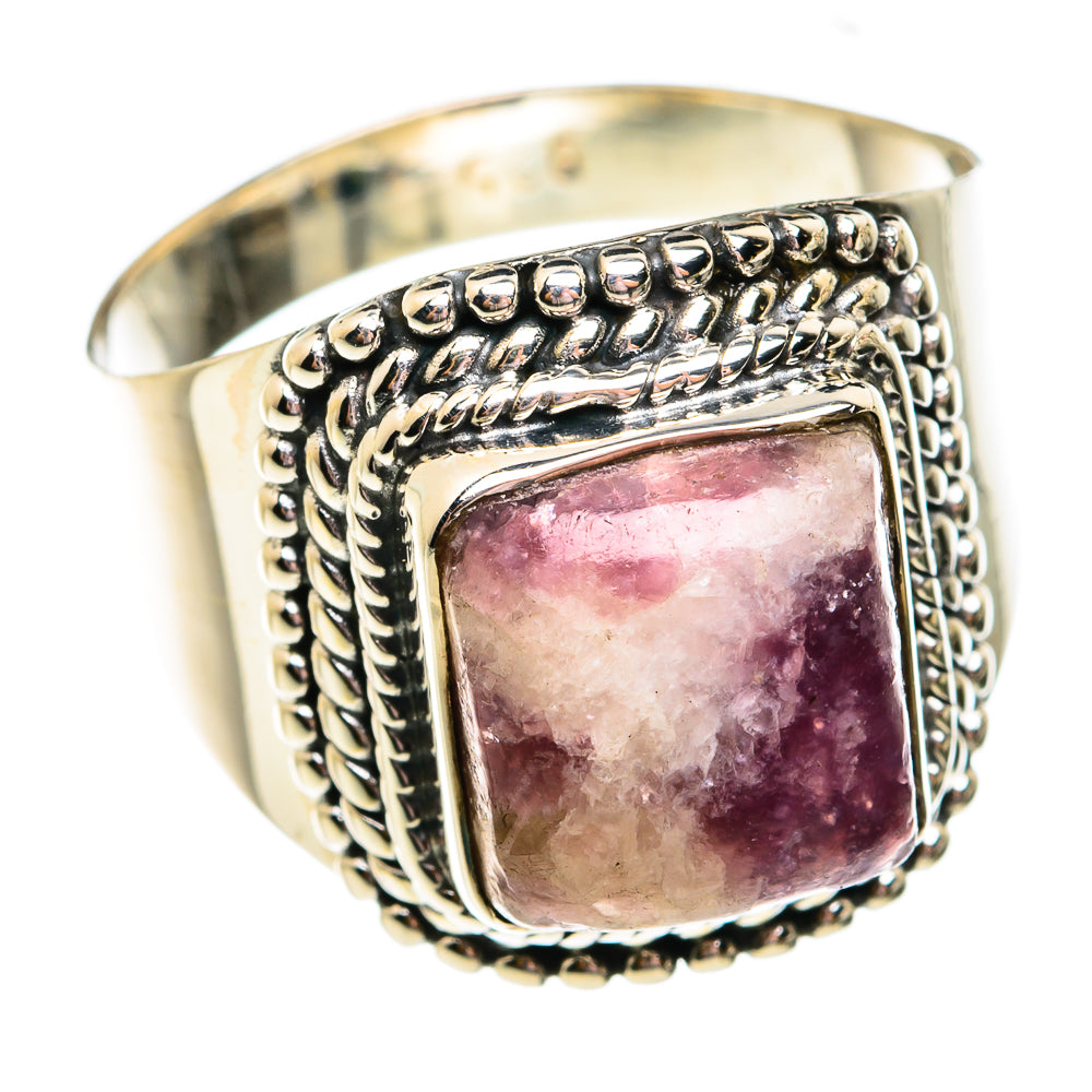 Lepidolite Rings handcrafted by Ana Silver Co - RING74732