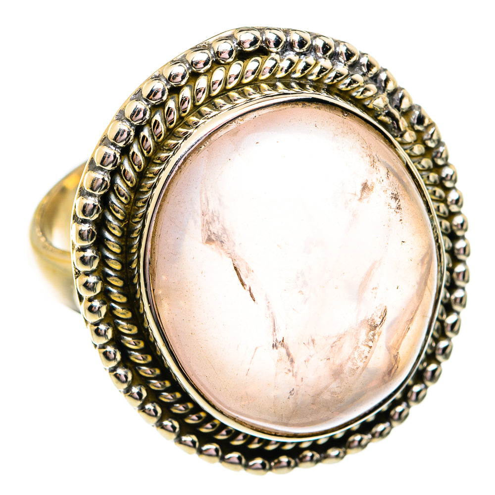 Rose Quartz Rings handcrafted by Ana Silver Co - RING74764
