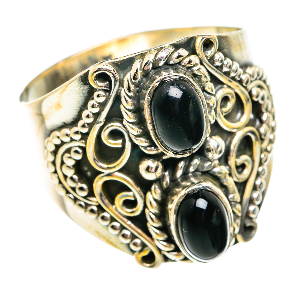 Black Onyx Rings handcrafted by Ana Silver Co - RING74773