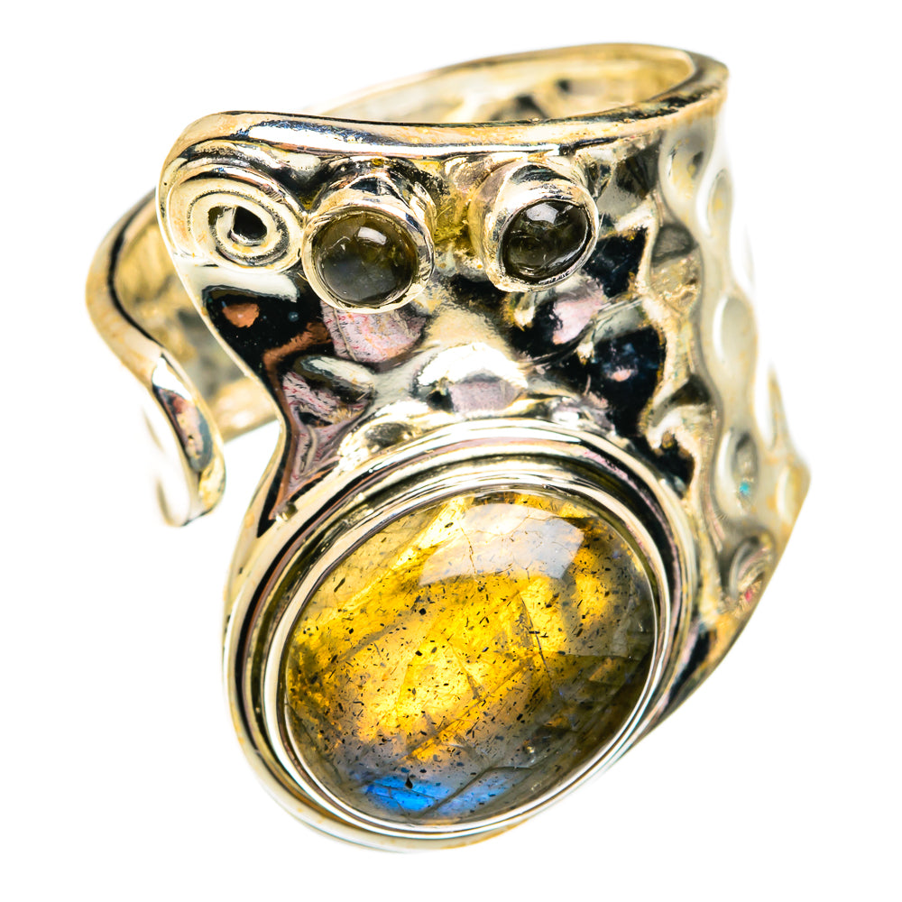 Labradorite Rings handcrafted by Ana Silver Co - RING74798