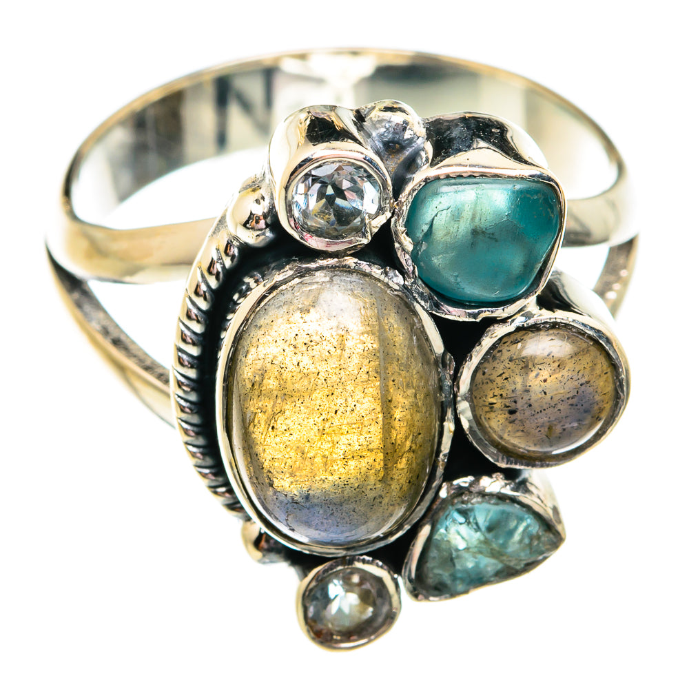 Labradorite Rings handcrafted by Ana Silver Co - RING74799