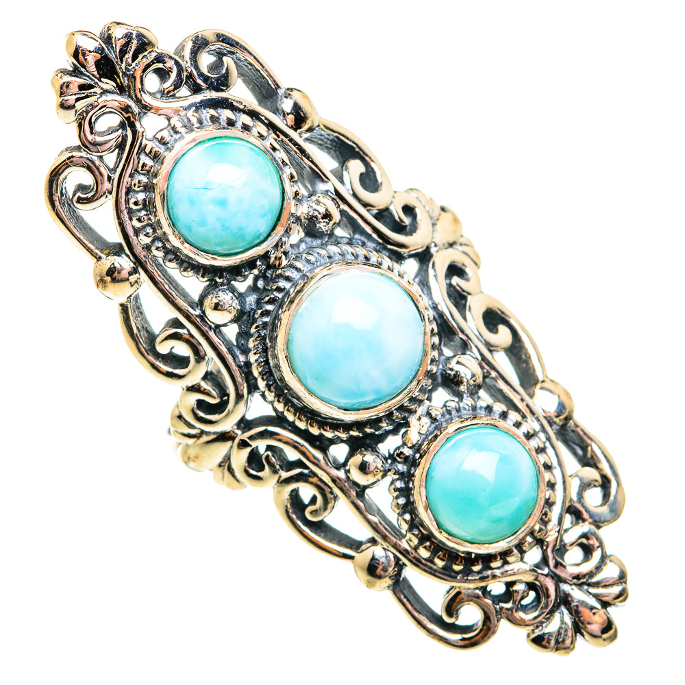 Larimar Rings handcrafted by Ana Silver Co - RING74824