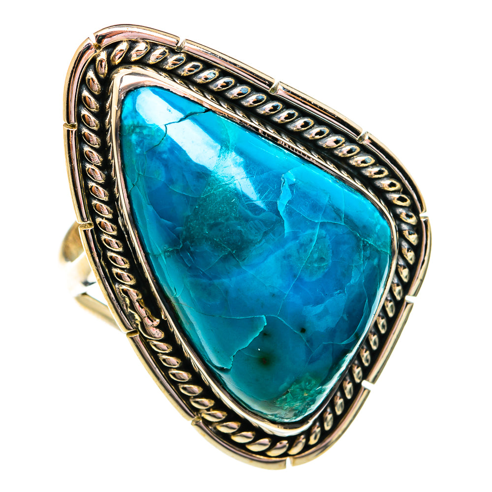 Chrysocolla Rings handcrafted by Ana Silver Co - RING74829