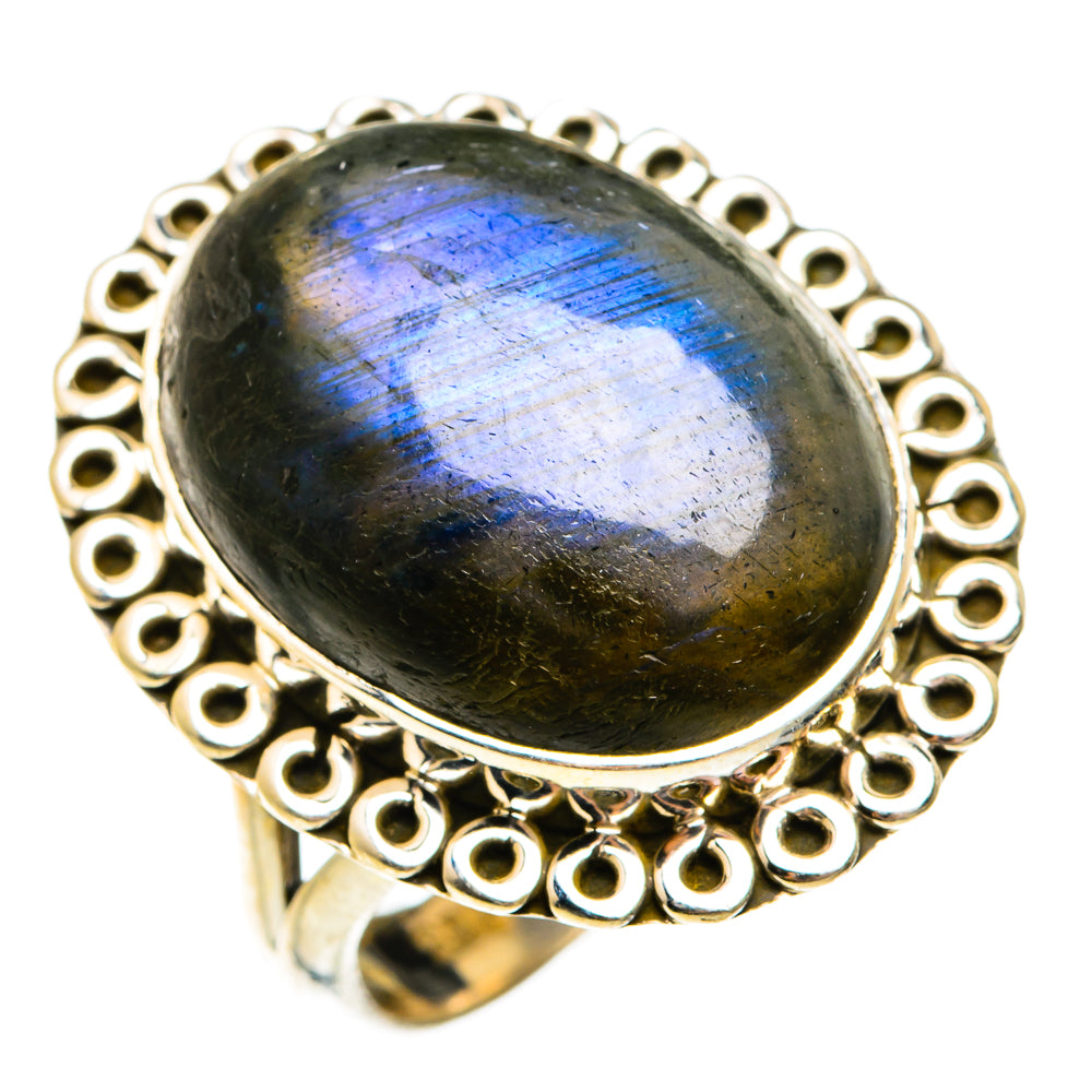 Labradorite Rings handcrafted by Ana Silver Co - RING74900