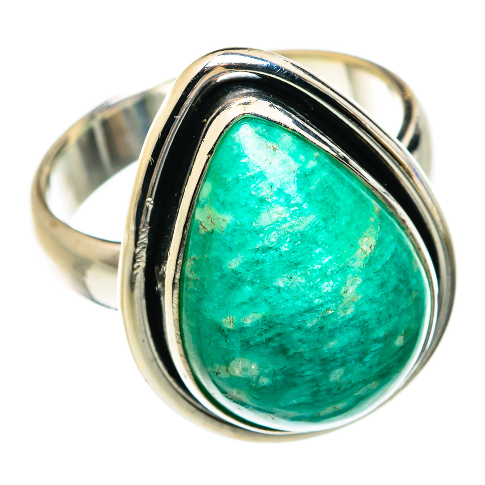 Amazonite Rings handcrafted by Ana Silver Co - RING75023