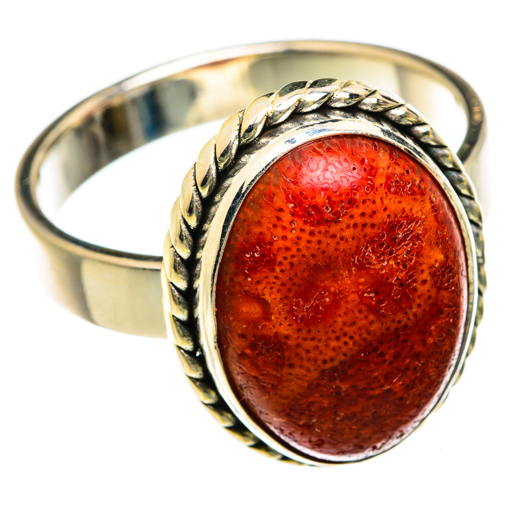 Sponge Coral Rings handcrafted by Ana Silver Co - RING75028