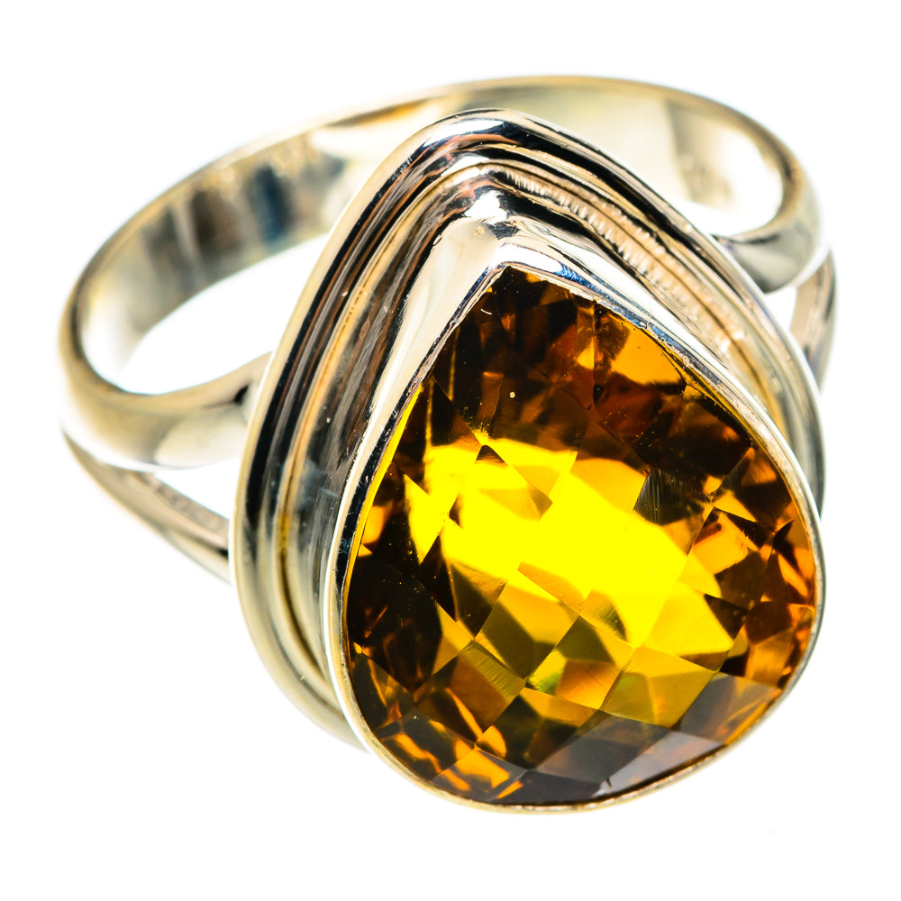 Mandarin Citrine Rings handcrafted by Ana Silver Co - RING75058