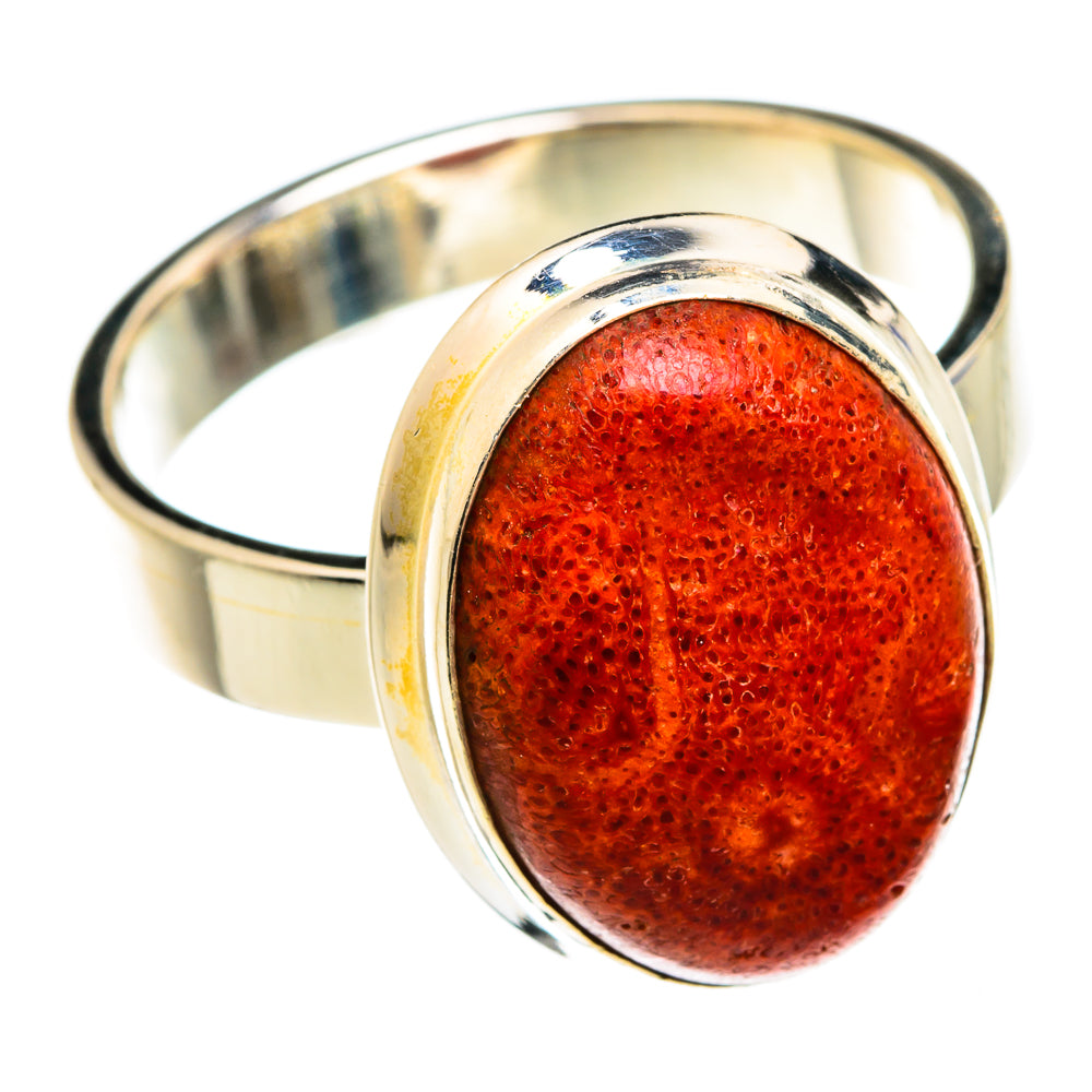 Sponge Coral Rings handcrafted by Ana Silver Co - RING75092