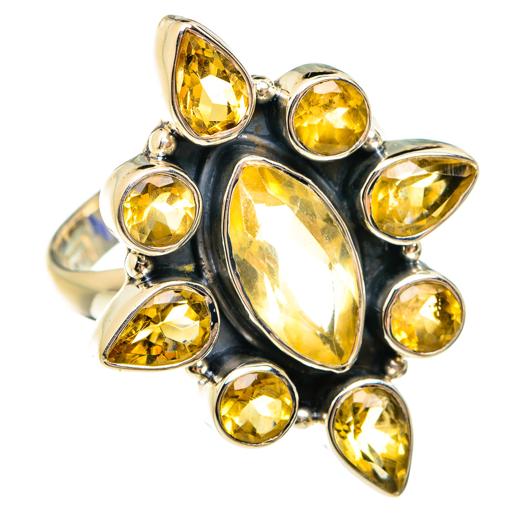 Citrine Rings handcrafted by Ana Silver Co - RING75093
