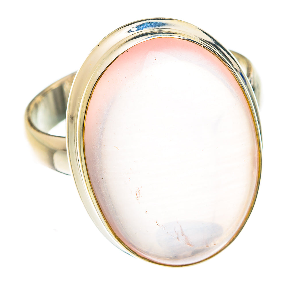 Rose Quartz Rings handcrafted by Ana Silver Co - RING75094