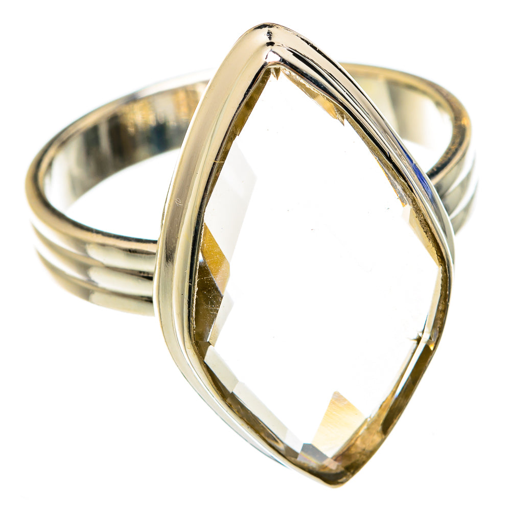 White Quartz Rings handcrafted by Ana Silver Co - RING75105