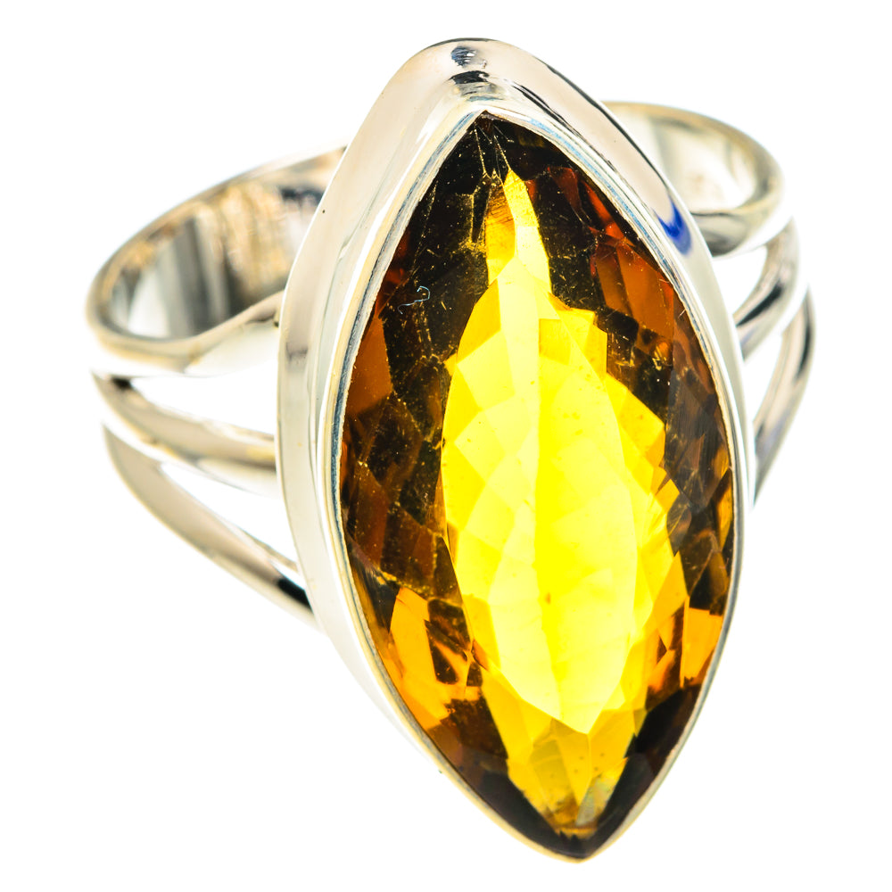 Mandarin Citrine Rings handcrafted by Ana Silver Co - RING75122