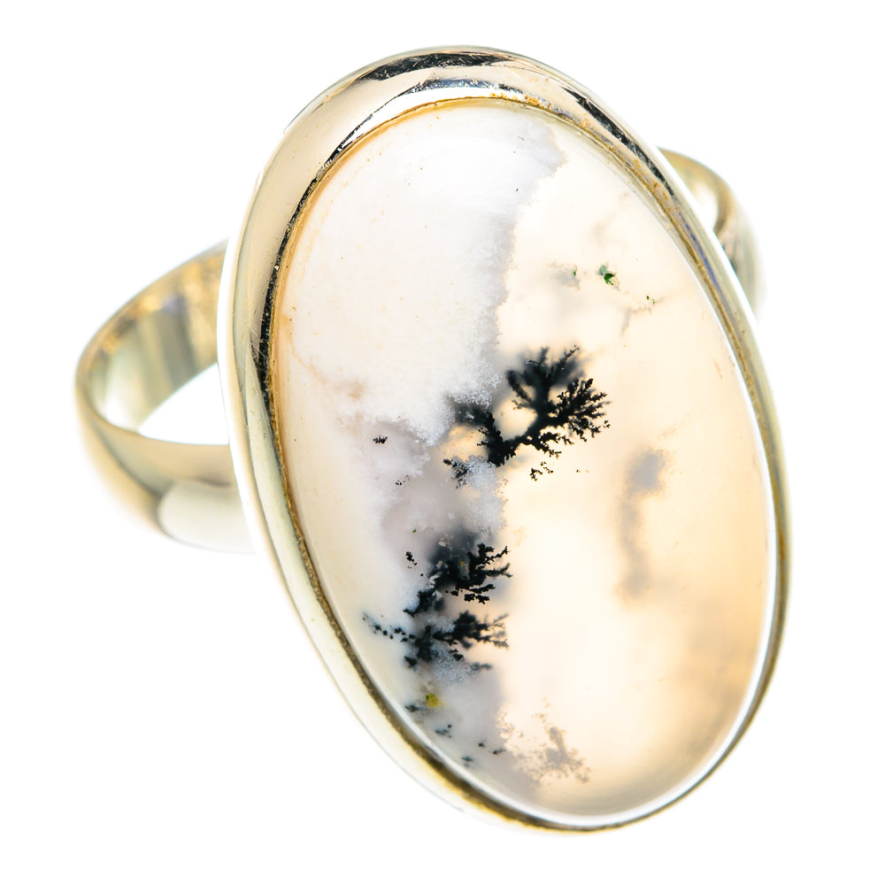 Dendritic Opal Rings handcrafted by Ana Silver Co - RING75132