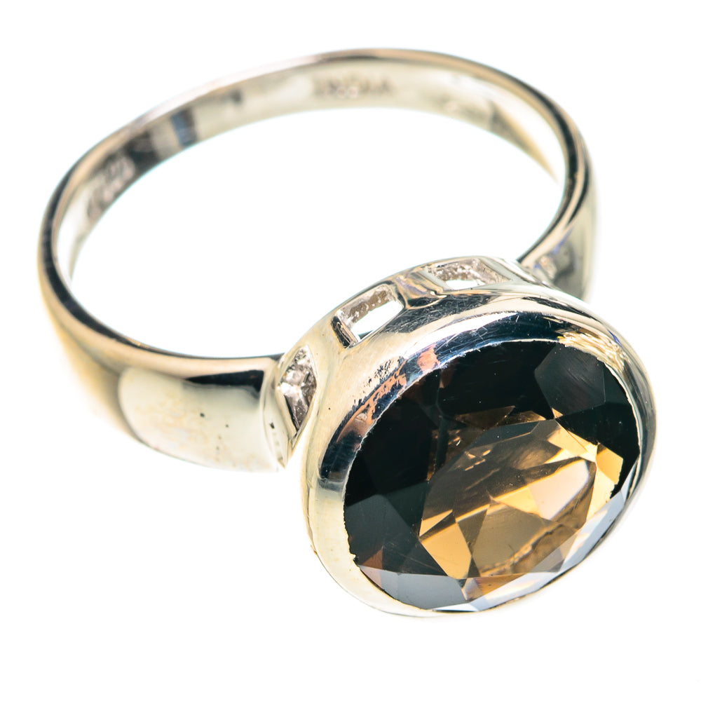 Smoky Quartz Rings handcrafted by Ana Silver Co - RING75148