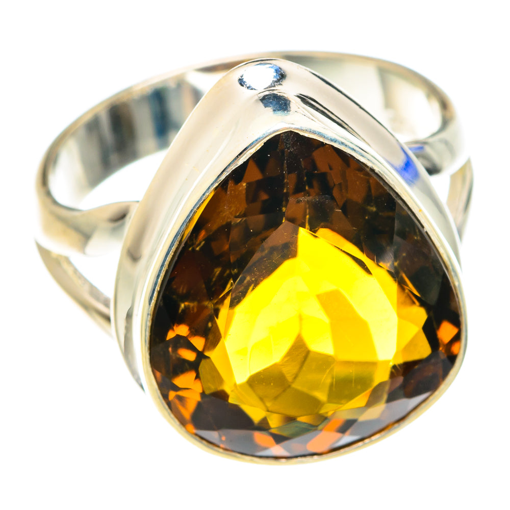 Mandarin Citrine Rings handcrafted by Ana Silver Co - RING75180