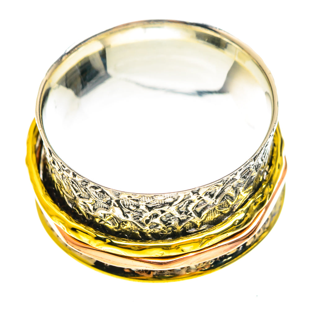 Meditation Spinner Rings handcrafted by Ana Silver Co - RING75214 - Photo 2