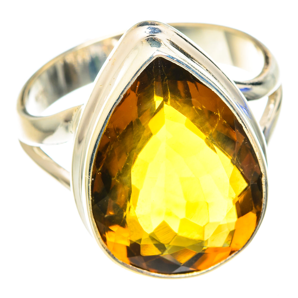 Mandarin Citrine Rings handcrafted by Ana Silver Co - RING75232