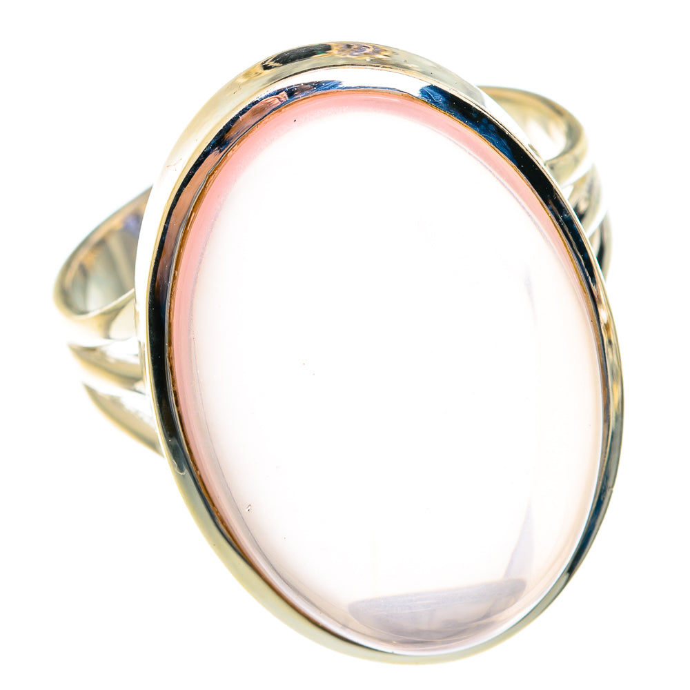 Rose Quartz Rings handcrafted by Ana Silver Co - RING75262