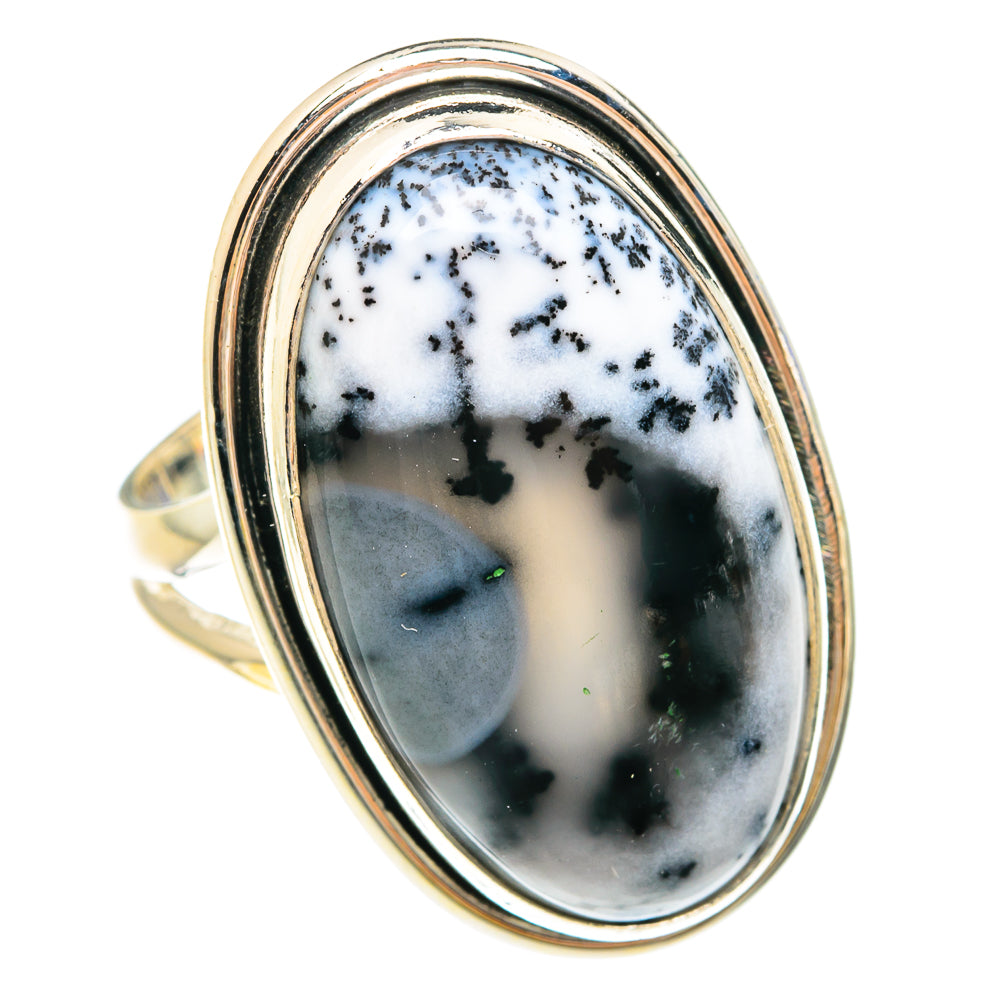 Dendritic Opal Rings handcrafted by Ana Silver Co - RING75269