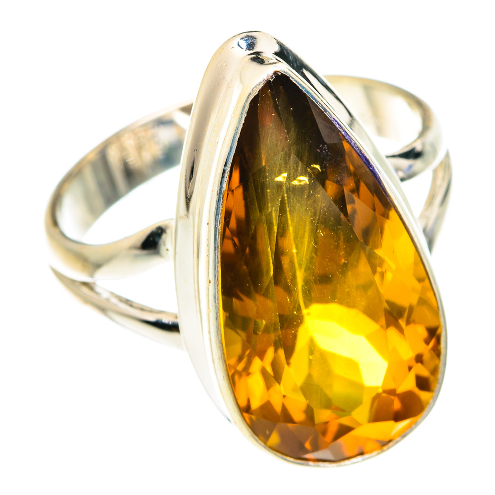 Mandarin Citrine Rings handcrafted by Ana Silver Co - RING75282