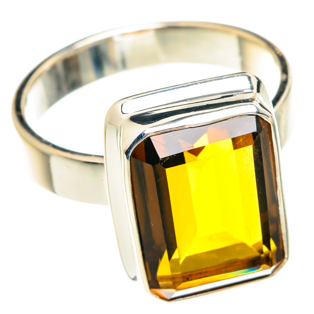 Mandarin Citrine Rings handcrafted by Ana Silver Co - RING75284
