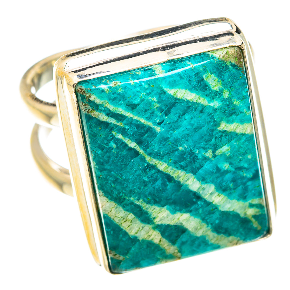 Amazonite Rings handcrafted by Ana Silver Co - RING75306