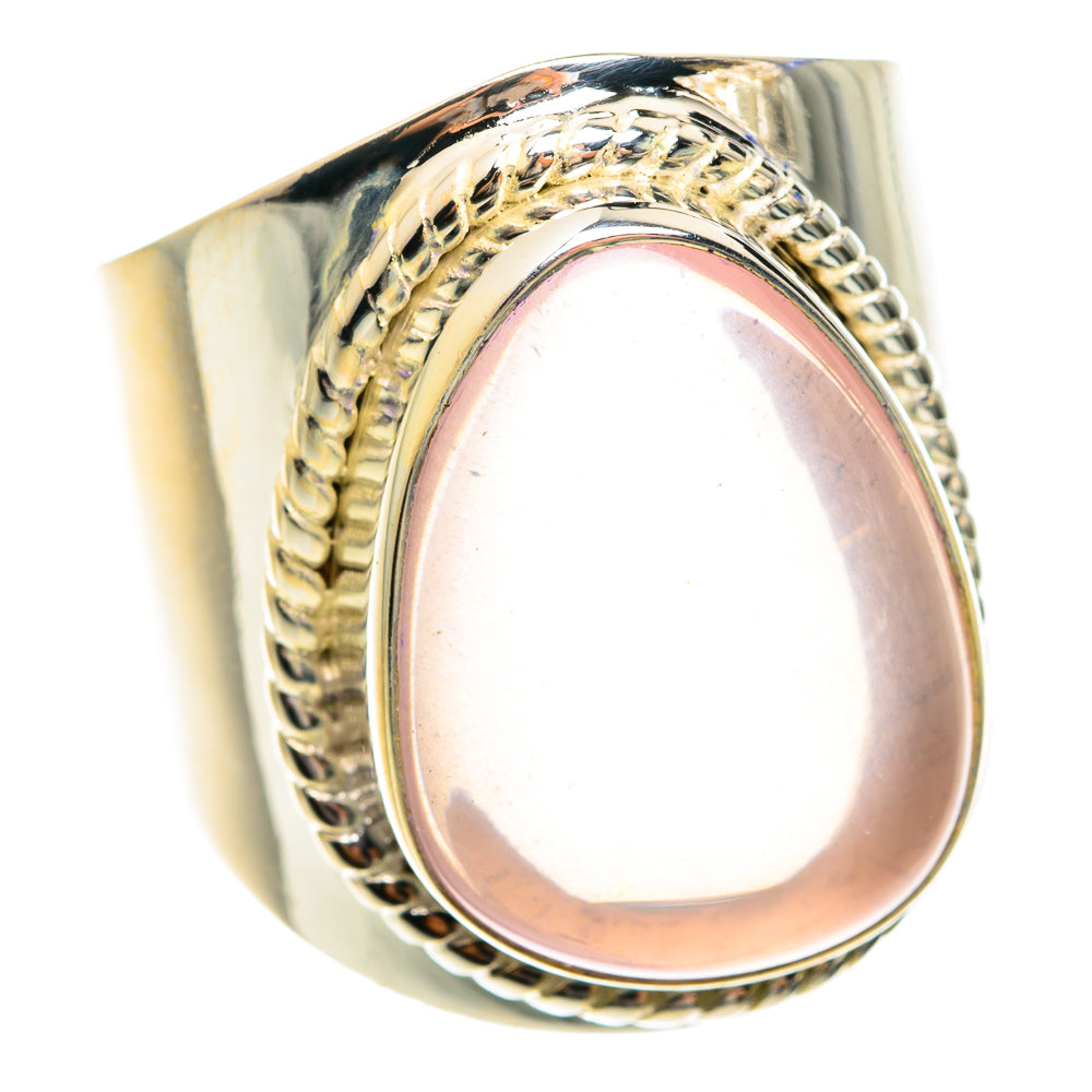 Rose Quartz Rings handcrafted by Ana Silver Co - RING75315