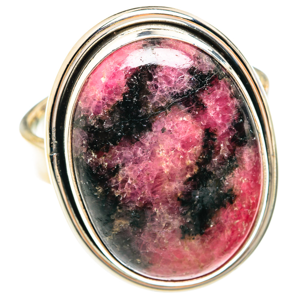 Rhodonite Rings handcrafted by Ana Silver Co - RING75335
