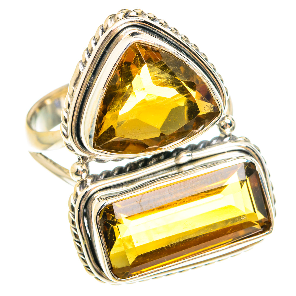 Mandarin Citrine Rings handcrafted by Ana Silver Co - RING75351