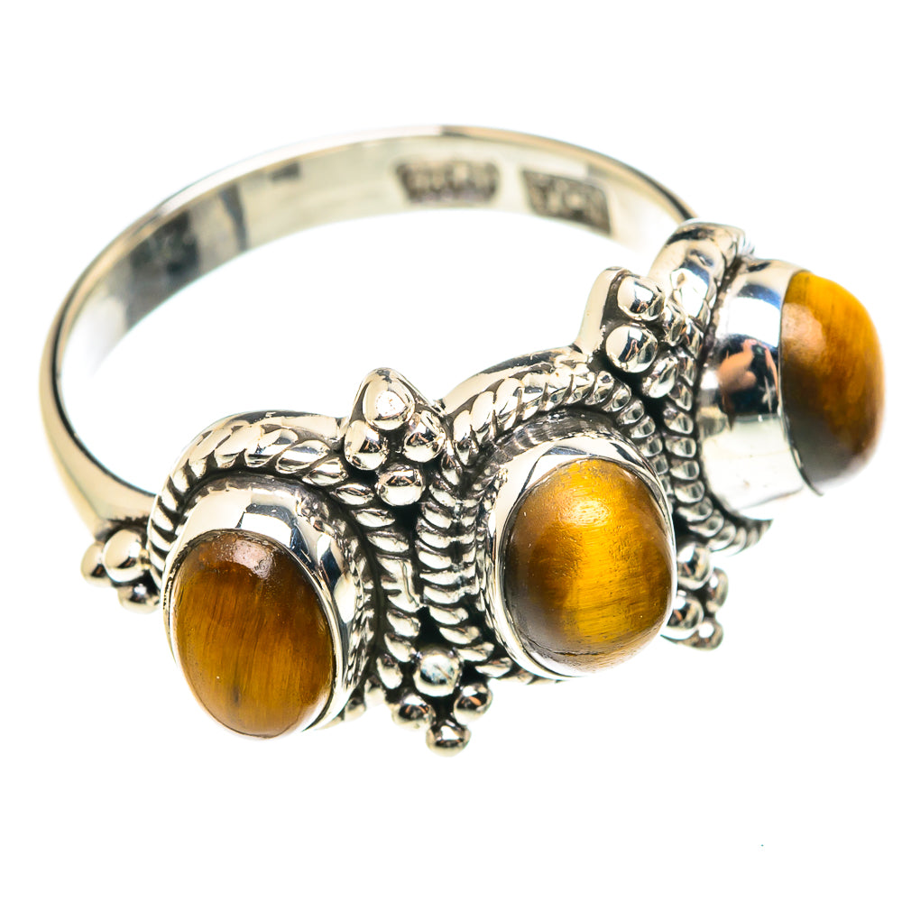 Tiger Eye Rings handcrafted by Ana Silver Co - RING75374