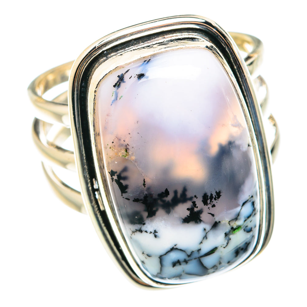 Dendritic Opal Rings handcrafted by Ana Silver Co - RING75388