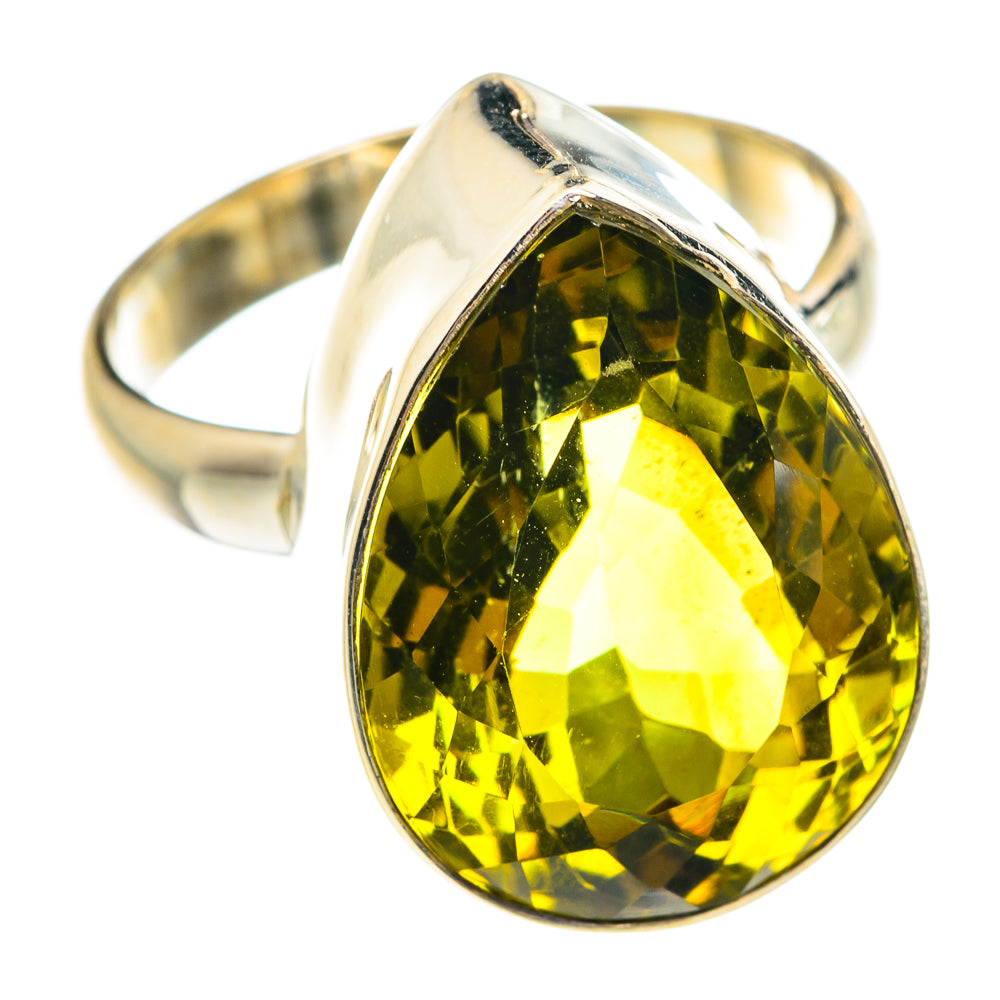 Olive Quartz Rings handcrafted by Ana Silver Co - RING75397