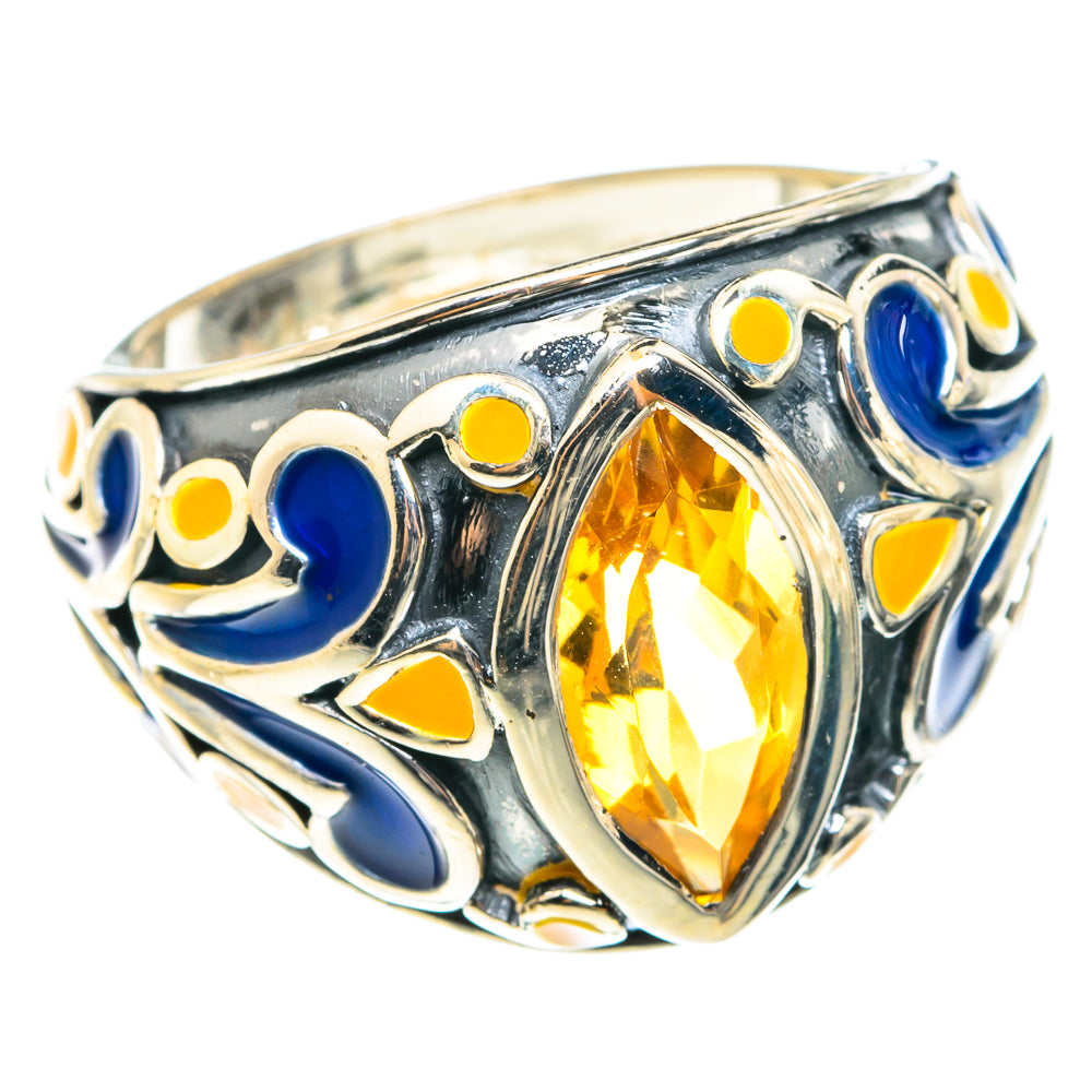 Mandarin Citrine Rings handcrafted by Ana Silver Co - RING75430