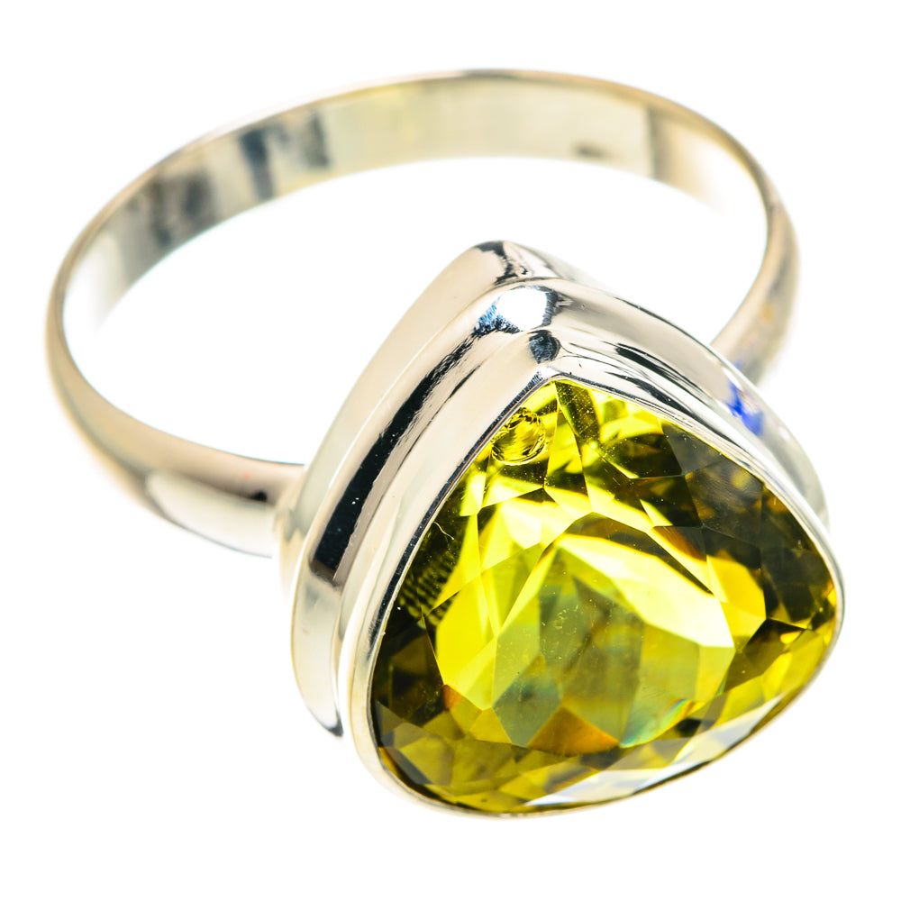 Olive Quartz Rings handcrafted by Ana Silver Co - RING75432