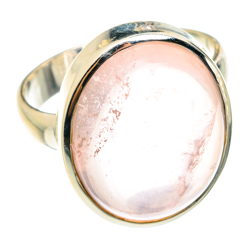 Rose Quartz Rings handcrafted by Ana Silver Co - RING75451