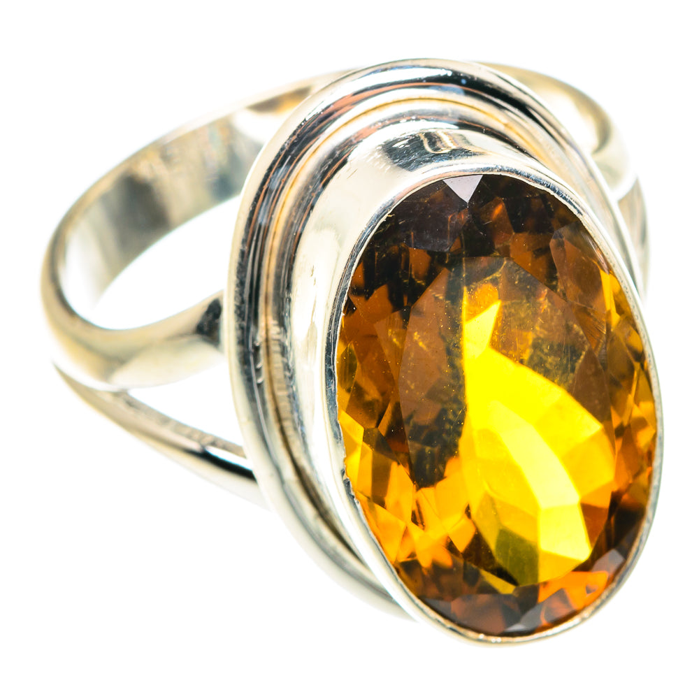 Mandarin Citrine Rings handcrafted by Ana Silver Co - RING75544