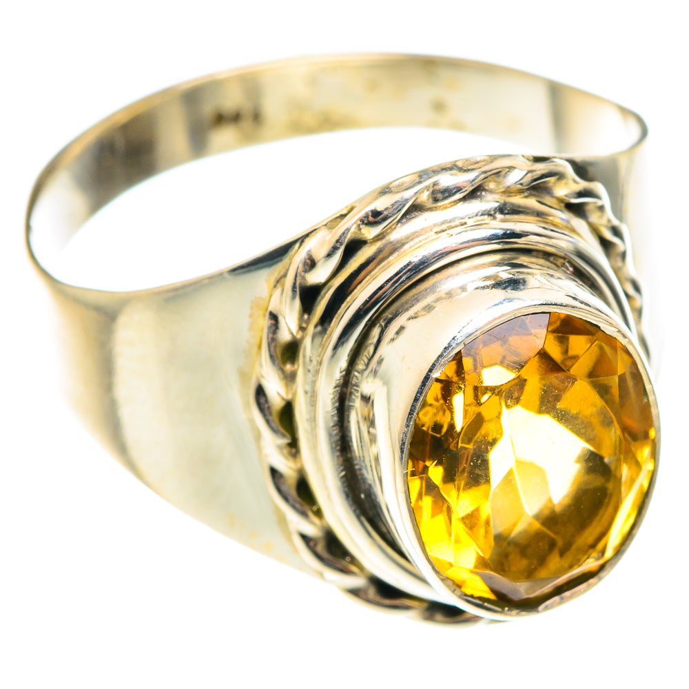 Citrine Rings handcrafted by Ana Silver Co - RING75546
