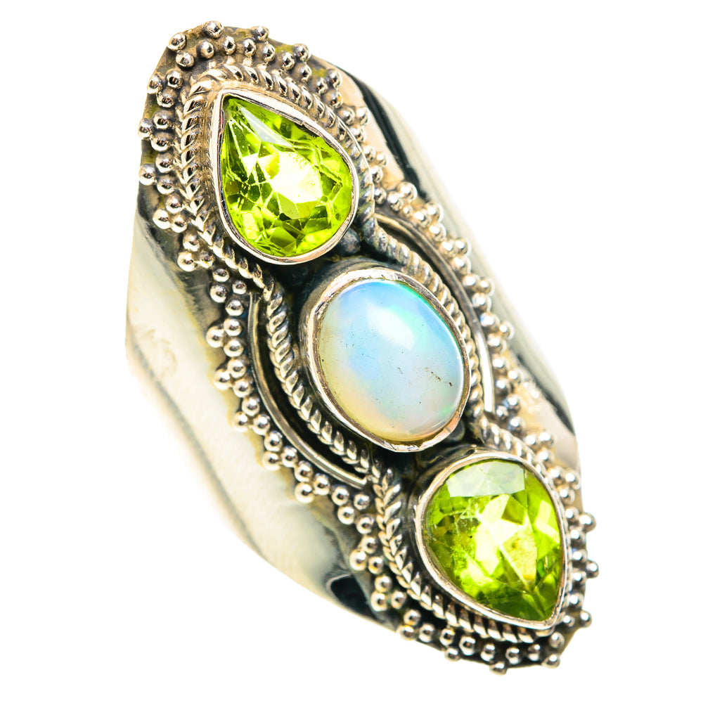 Ethiopian Opal Rings handcrafted by Ana Silver Co - RING75581
