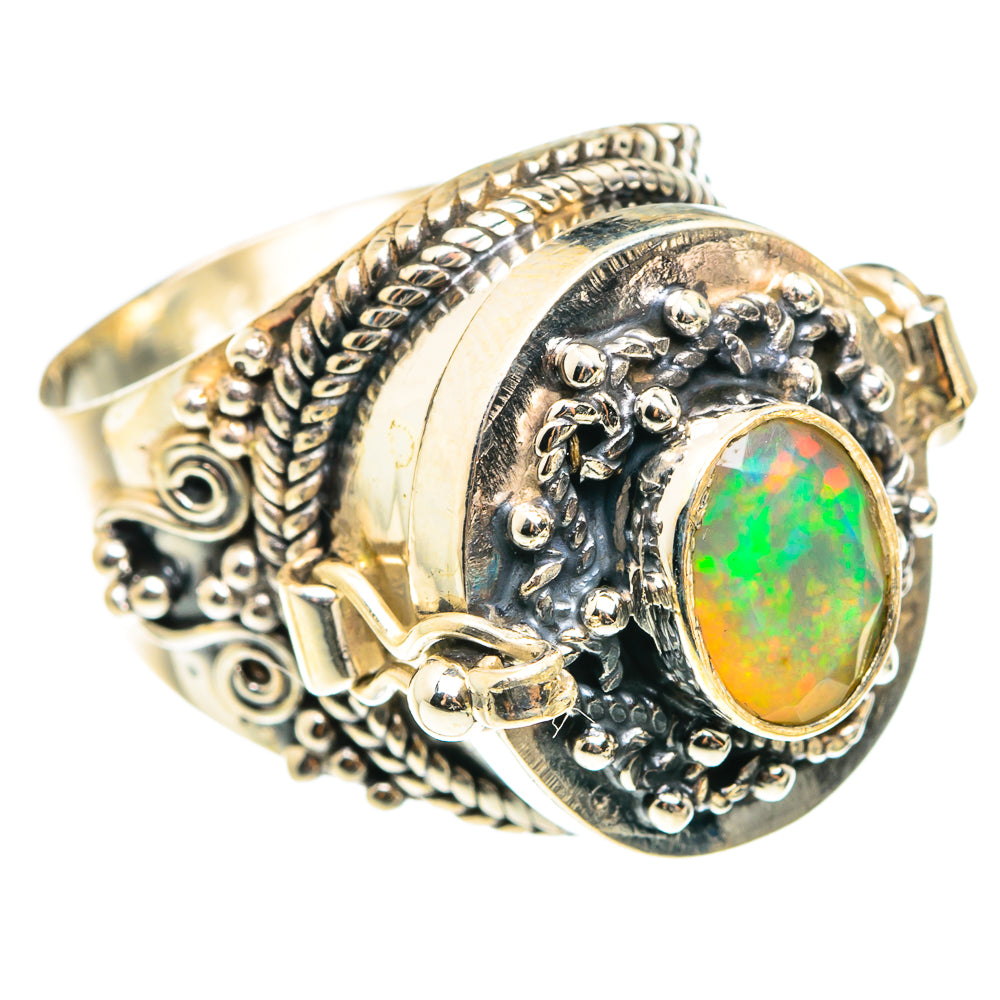 Ethiopian Opal Rings handcrafted by Ana Silver Co - RING75582