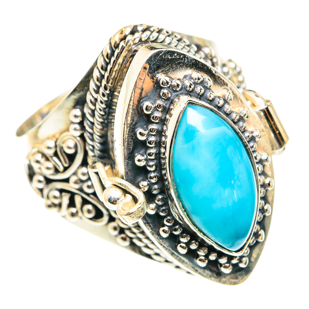 Larimar Rings handcrafted by Ana Silver Co - RING75589