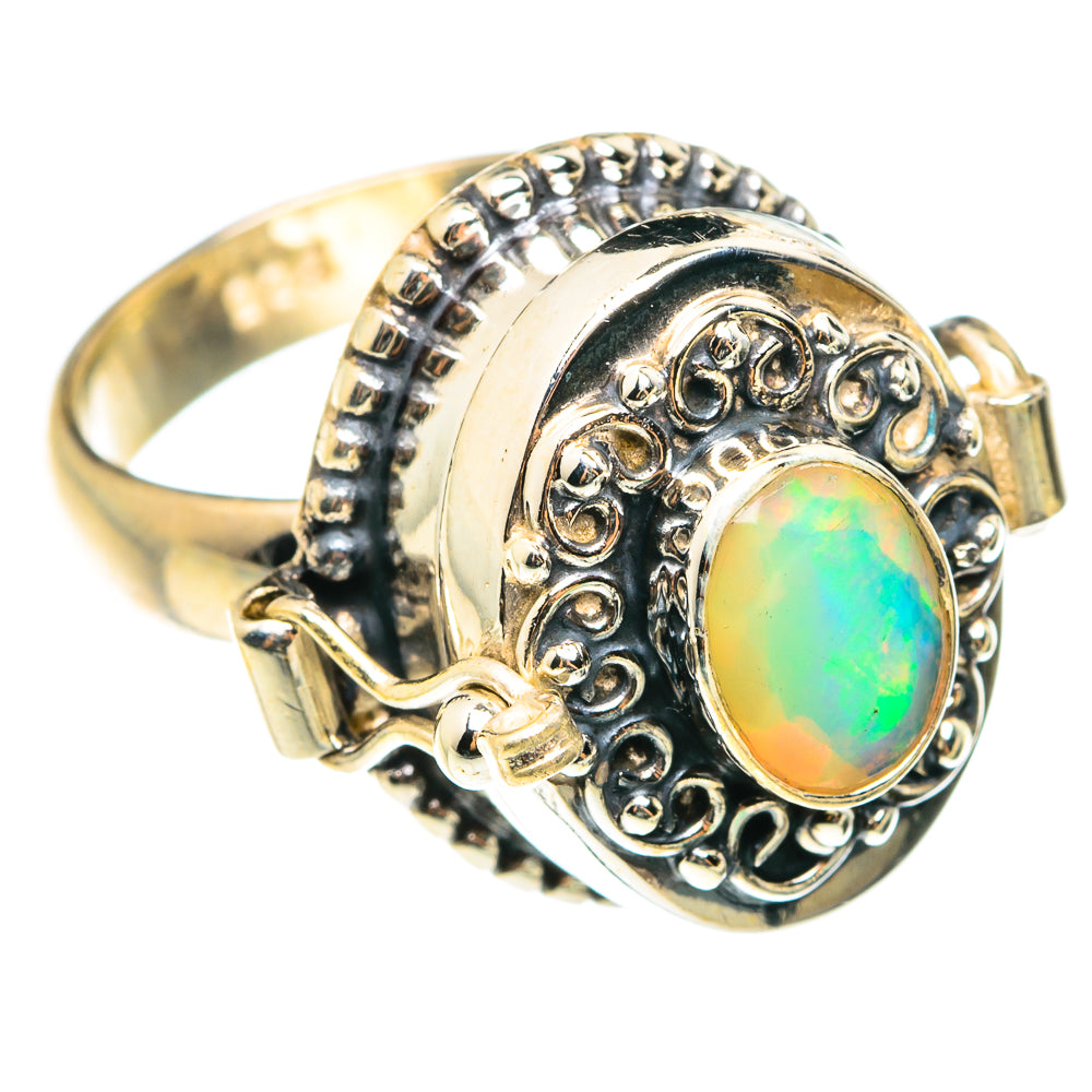 Ethiopian Opal Rings handcrafted by Ana Silver Co - RING75609