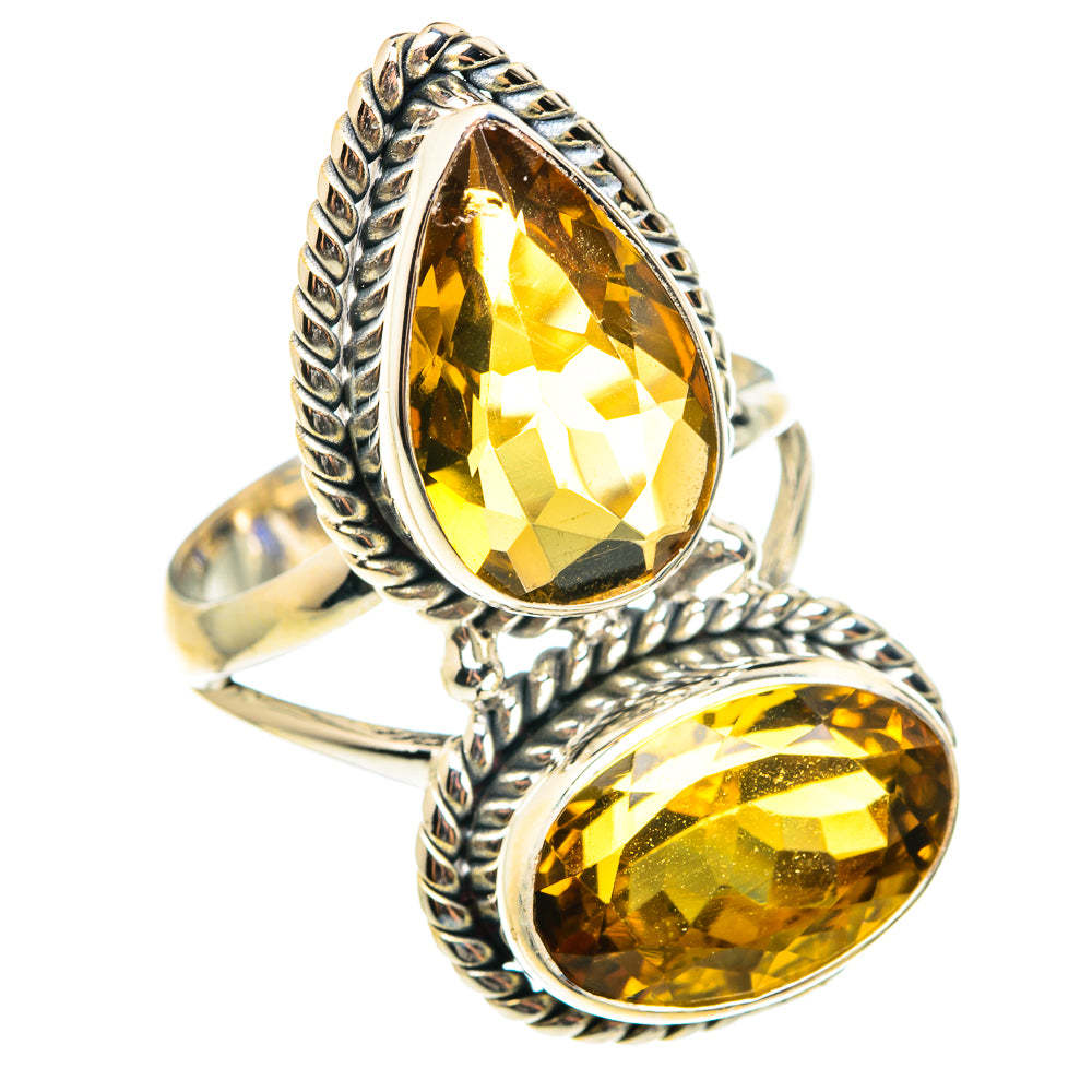 Mandarin Citrine Rings handcrafted by Ana Silver Co - RING75615