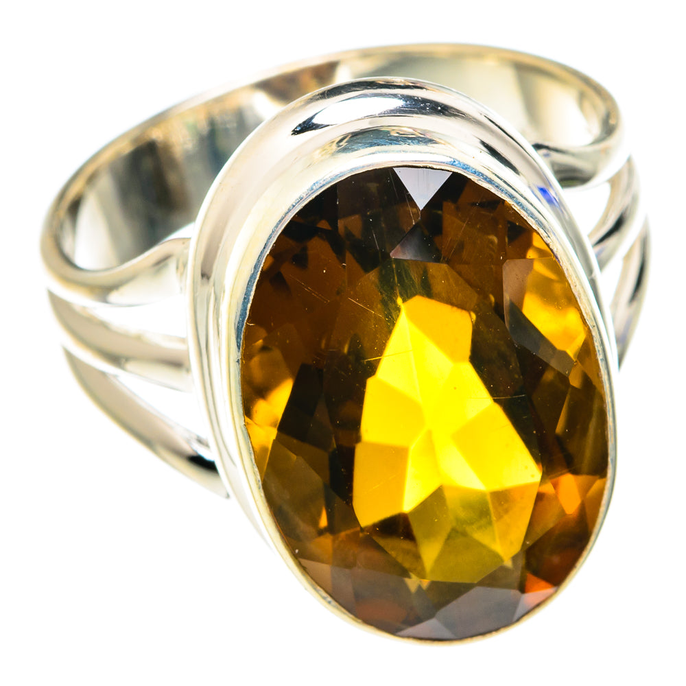 Mandarin Citrine Rings handcrafted by Ana Silver Co - RING75632