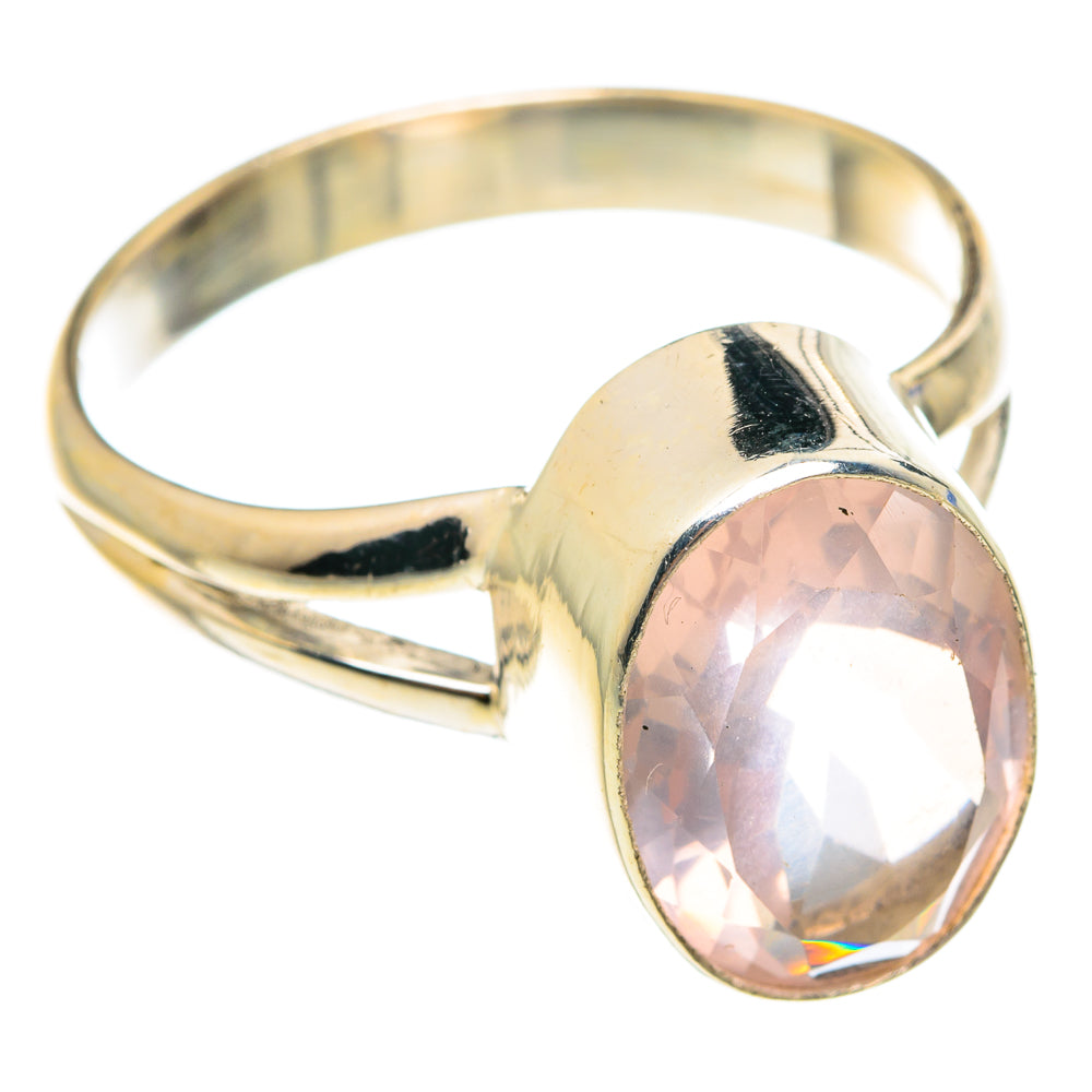 Rose Quartz Rings handcrafted by Ana Silver Co - RING75661