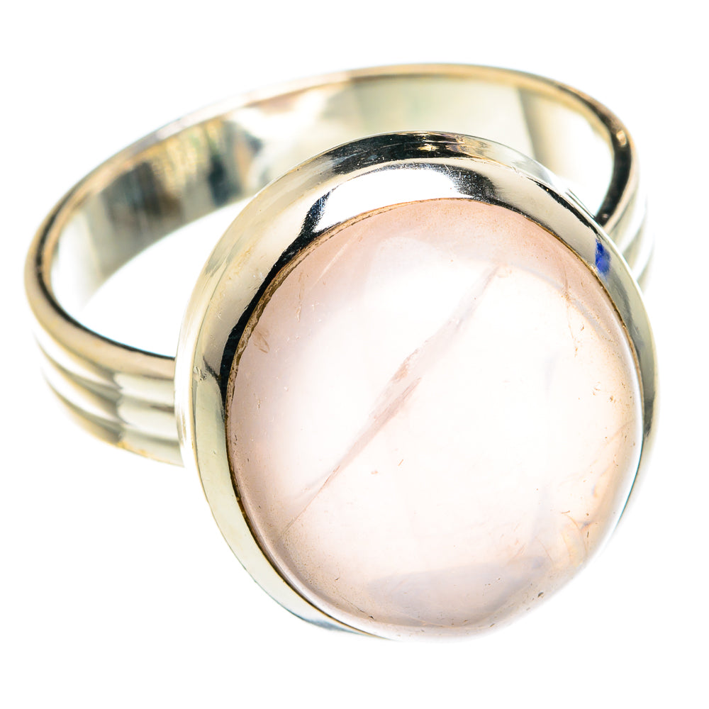 Rose Quartz Rings handcrafted by Ana Silver Co - RING75714